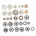 Antique Steampunk Gear, Vintage Keys Steampunk Gears Pendant Clock Watch Wheel, Assorted Antique Vintage Gear Pendants for Jewelry DIY Accessories