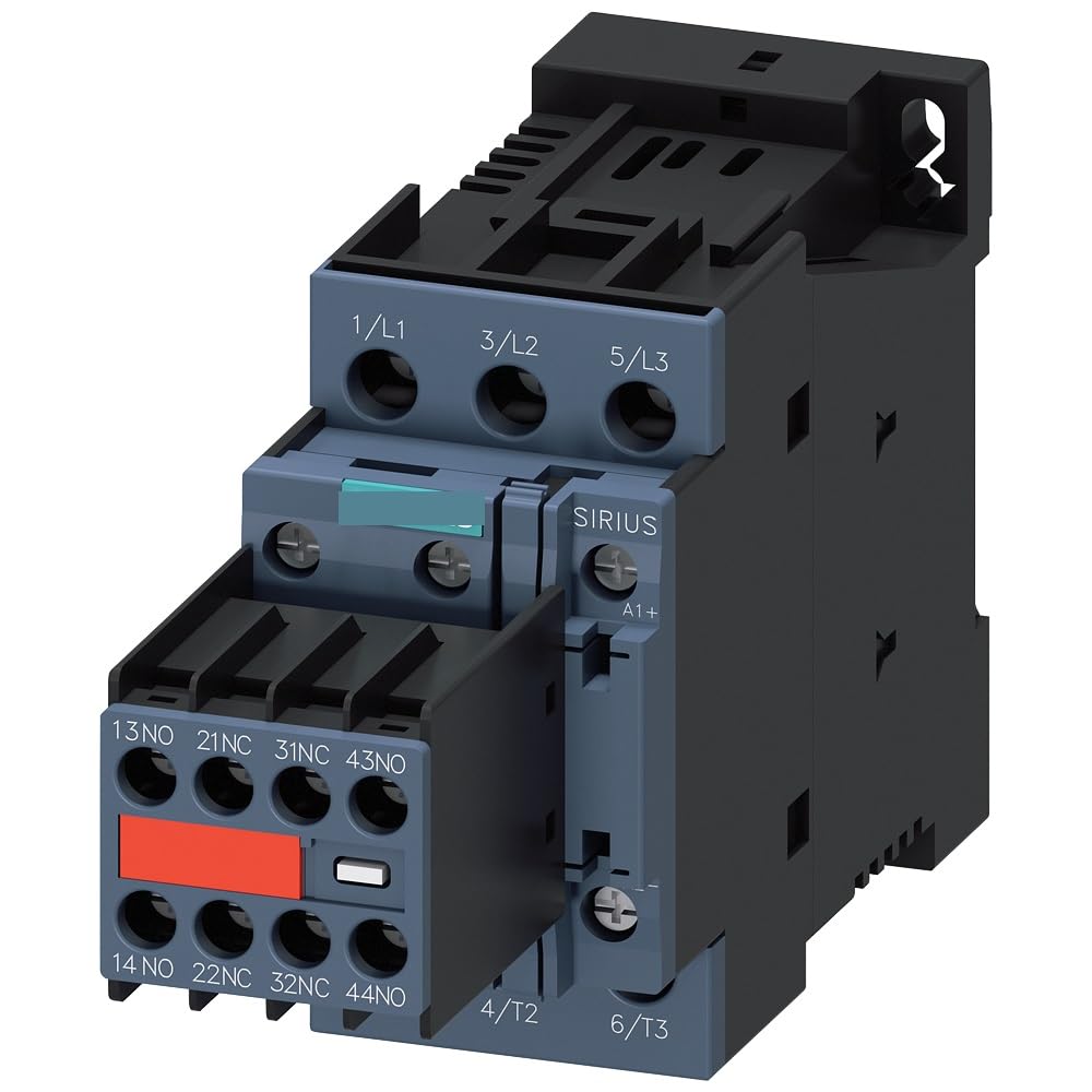 AYNRJKKX Power contactor AC-3 32 A 15 kW / 400 V 2 NO + NC 24 DC 3-Pole 3RT2027-1BB44-3MA0