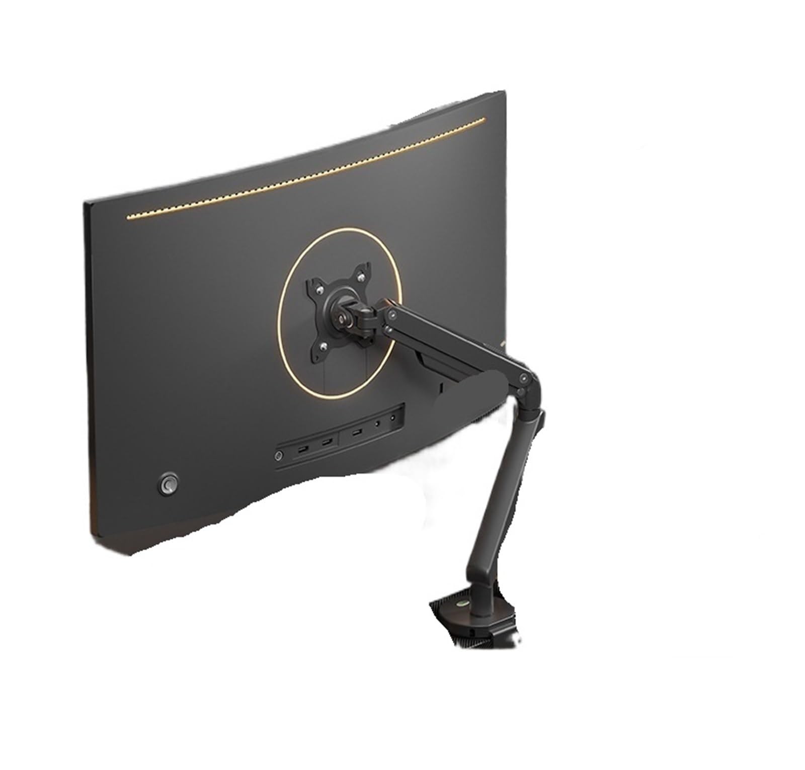 OPTEPYOE Monitor stand with inverted dual-screen desktop, height adjustable and rotatable