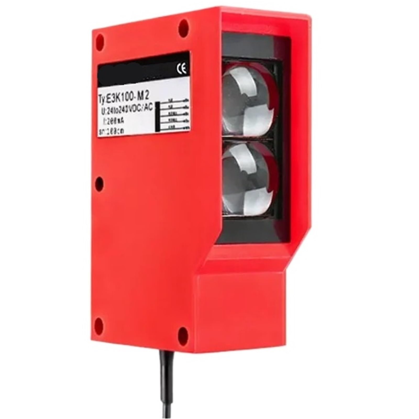 Sensor fotoeléctrico E3K 20M 60M distancia de detección sensor de interruptor fotoeléctrico 24V 110V 220V sensor de proximidad