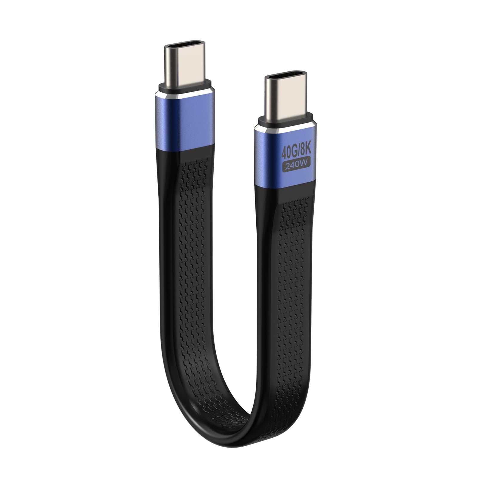 Gbformat Cavo USB C to USB C 240W USB4.0 Compatibile con Thunderbolt 3/4 USB C 40 Gbps Corto Cavo da 13cm Cavo dati per Smartphone, Power bank
