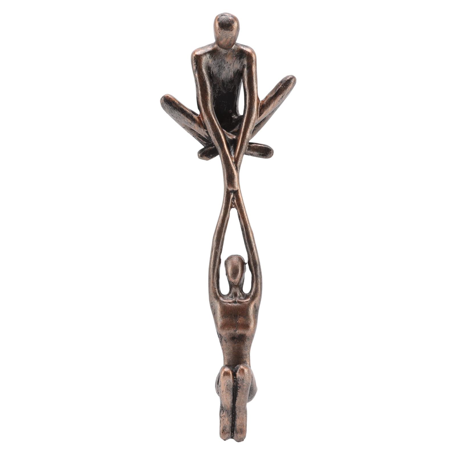 ANKROYU Figura De Hombre Levantando A Mujer, Pareja Bailarina Hombre Levantando A Mujer De La Repisa, Escultura De Bronce, Decoración De Estante De Metal, Regalo De Cumpleaños De Oficina