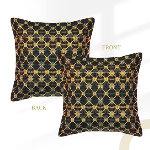 Housse de coussin 40,6x40,6 cm moderne motif géométrique - 8