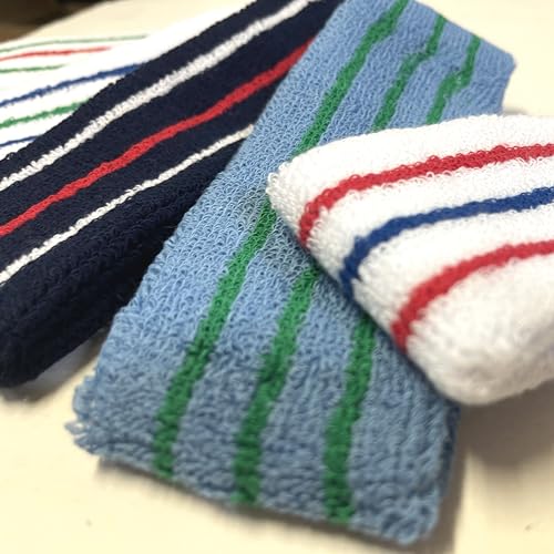 Image of COUVER Tennis Headband - Cotton Terry Cloth Sweatband for Men & Women - High Absorbency Athletic Hairband for Gym, Basketball & Running - 1 Piece