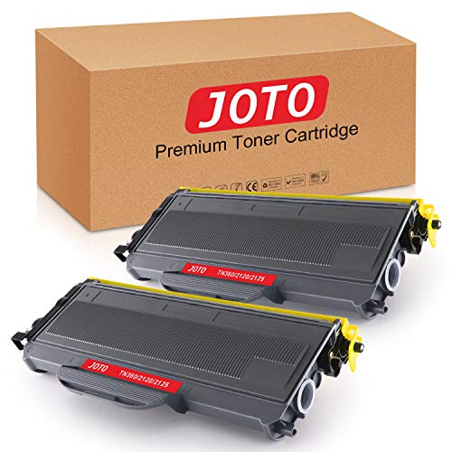 JOTO Compatible Toner Cartridge Replacement for Brother TN360 TN-360 TN 360 TN-330 TN 330 DCP-7040 HL-2140 HL-2170W DCP-7030 MFC-7340 MFC-7345N MFC-7440N (Black, 2 Pack, High Yield)