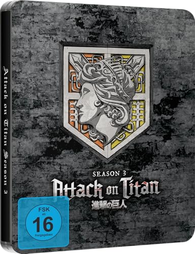 Attack on Titan - Staffel 3 - Gesamtausgabe - Steelbook - [DVD...