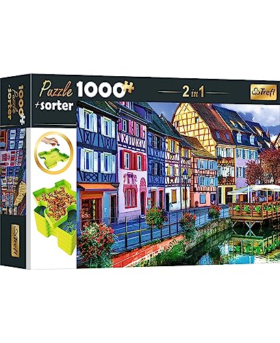 Trefl 10661 Puzzle 1000 Teile, Sorter 6 Schalen, Ordnen, Sortieren, Transportieren Aufbewahren,...