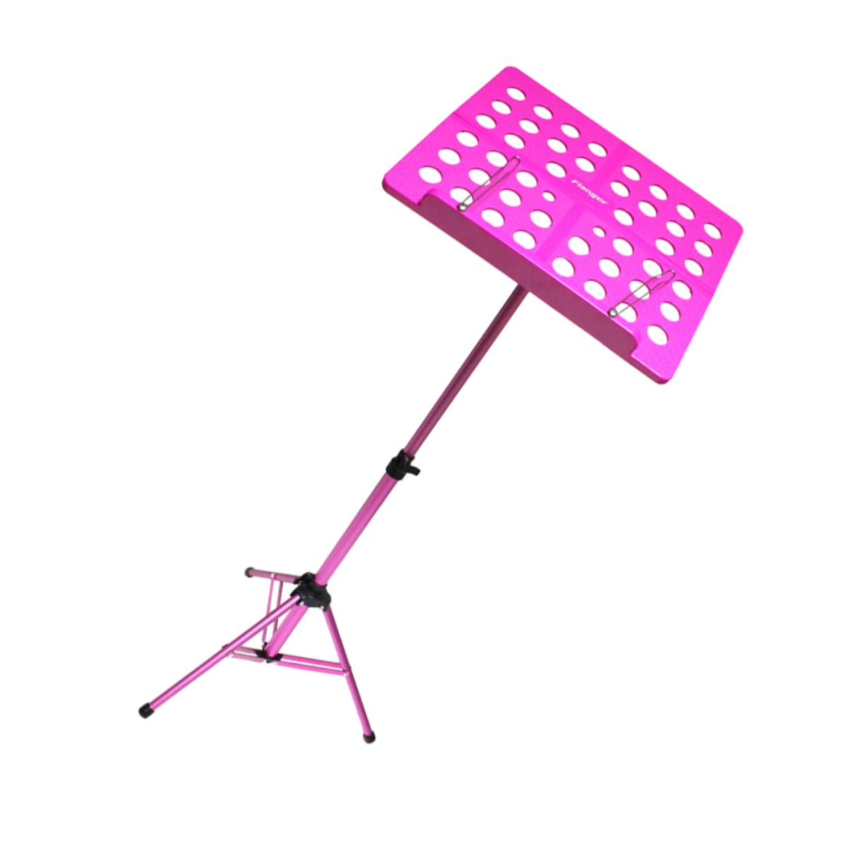 Atril para Partituras Plegable Telescópico de Aleación de Aluminio Rosa | Ligero y Fácil de Transportar, para Guitarra y Violín, Incluye Bolsa de Almacenamiento Color Aleatorio