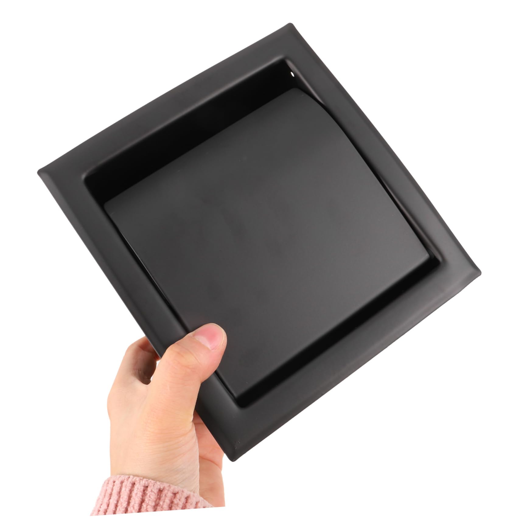 Porte-Rouleau de Papier Intégré Noir en Acier Inoxydable 304