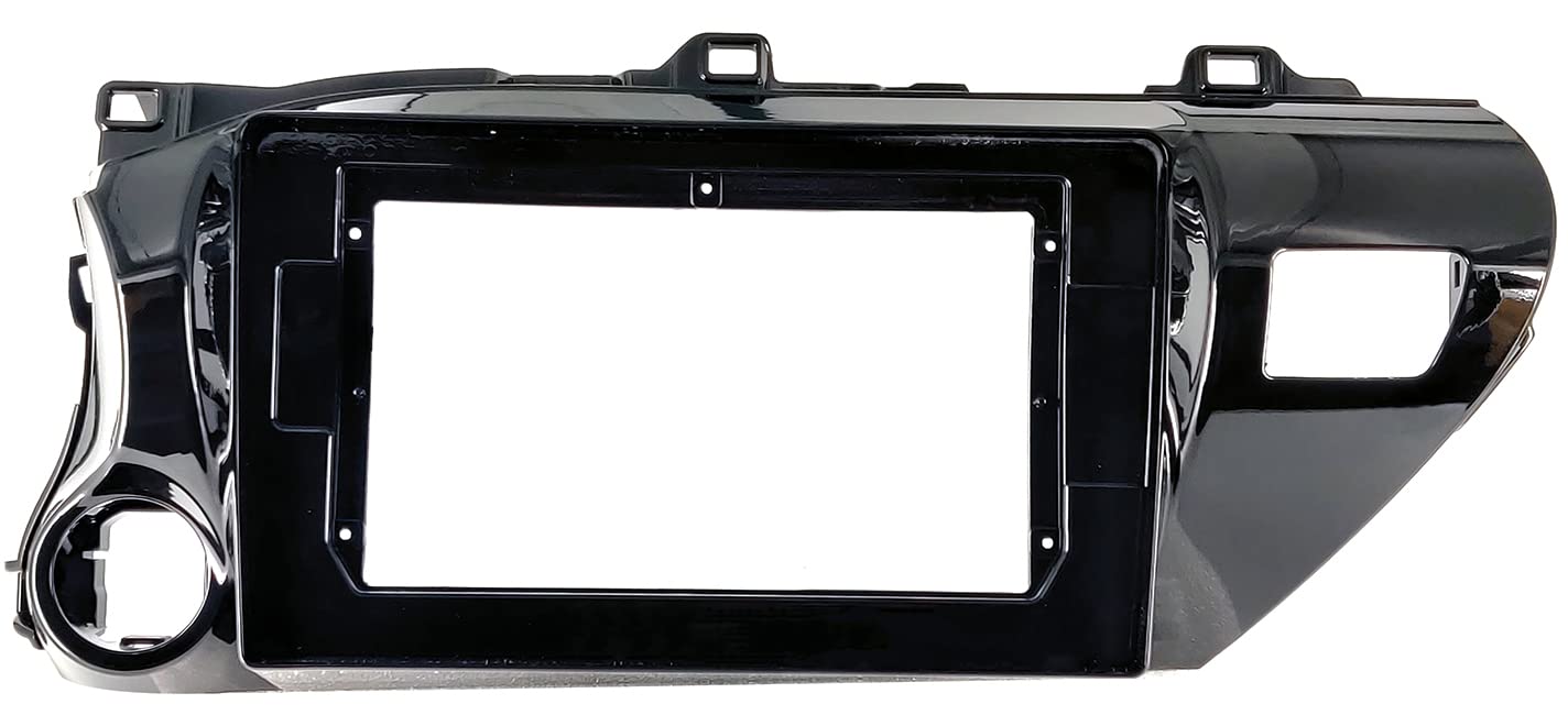 UGAR 7 Zoll / 10 Zoll Kompatibel für Toyota Hilux 2015+ (Left Wheel) Doppel-DIN Radioblende Einbauset
