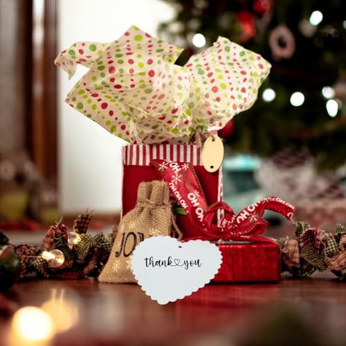 Image of CVANU Writable White Gifts Tag Multi-Purpose Blank Hanging Tags with Jute Strong Twine for Wedding| Parties| Craft Decoration (6x6cm) (300pcs)
