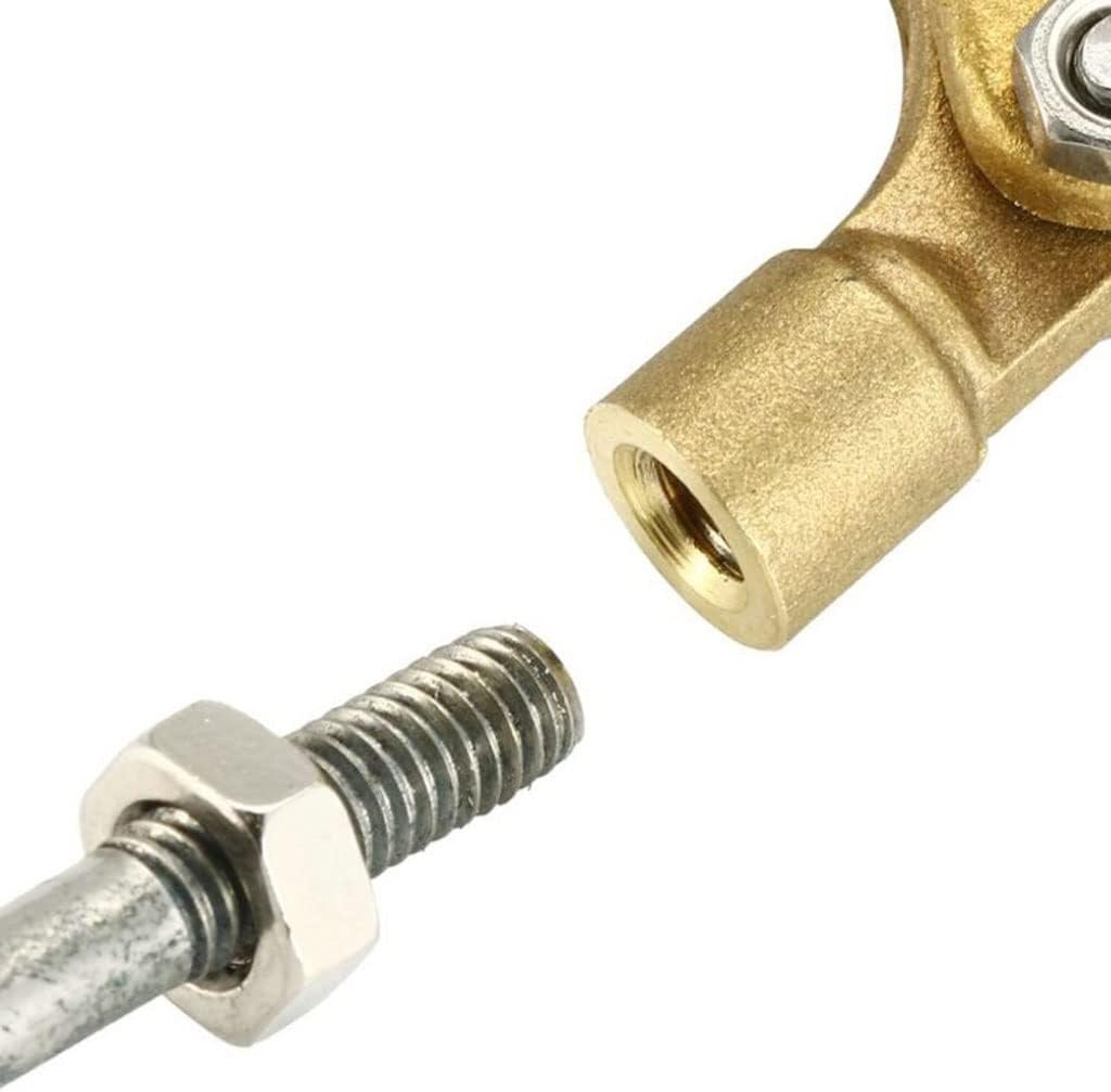 float valve 1 Pcs Float Ball Valve Cold and Hot Water Tank Liquid Level Metal Float Valves 1/2'' 3/4'' Body Brass Toilet Valve(DN15)