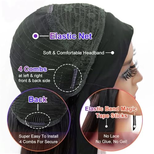Pelucas de diadema sin pegamento para un cambio de look rápido y seguro 6