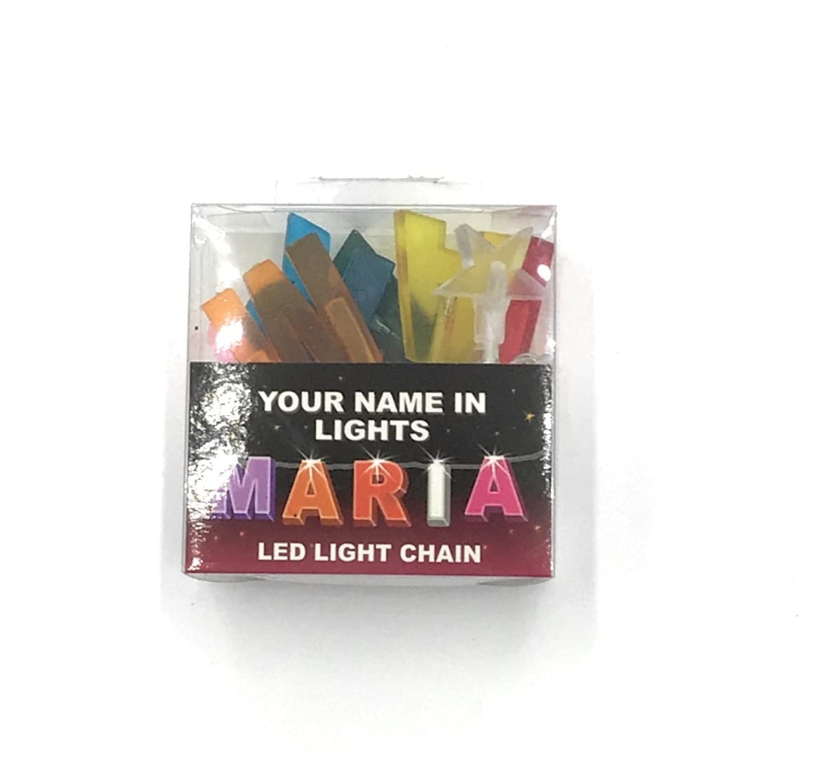 Royal County Products Your Name in Lights Maria LED String of Lights