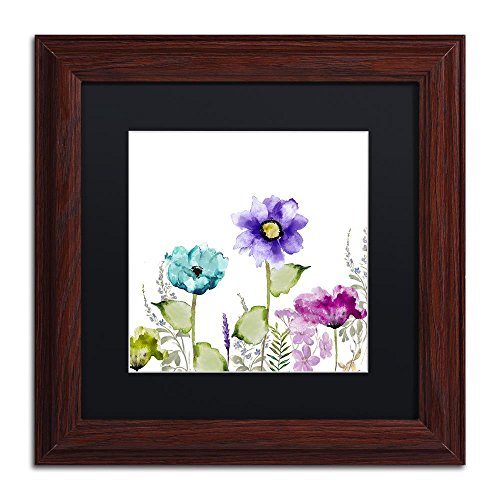 Avril II by Color Bakery, Black Matte, Wood Frame 11x11-Inch