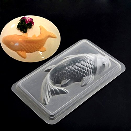 Lorsoul Koi Fish 3D DIY gâteau Moule Chocolat Moule Jelly Main