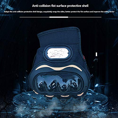 Luvas de motocicleta masculinas e femininas à prova d'água, dedos de tela sensível ao toque e palma