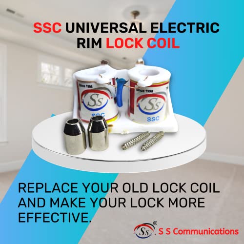 Image of SSC Coil for ALBA, CP Plus, Hawk Vision, LINC Plus and Secureye Electronic Door Locks, Universal Rim Lock Coil Door Lock Parts White