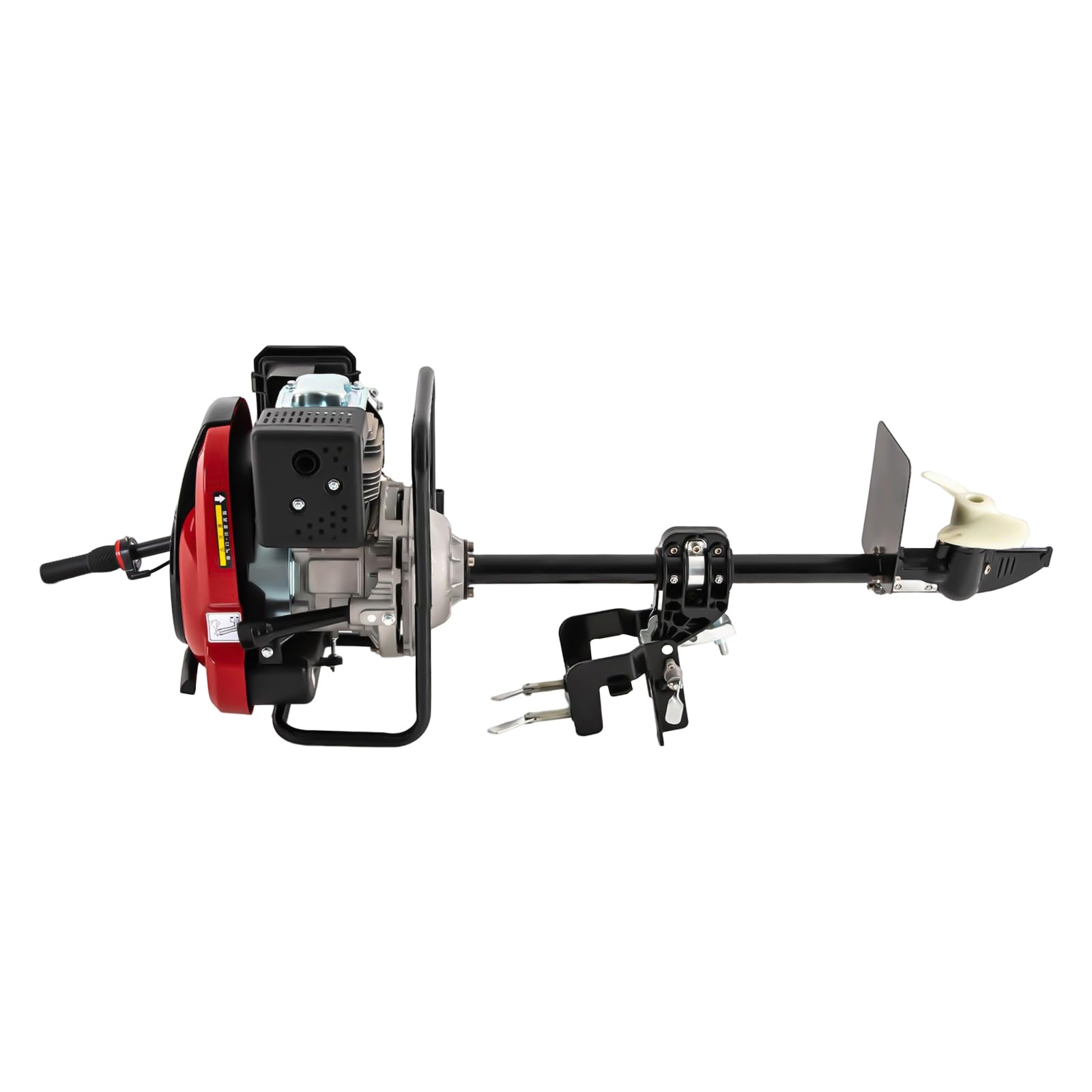 Motor fuera de borda de 4 tiempos, motor de gasolina, motor para botes con sistema de refrigeración por aire, botes inflables, motor fuera de borda para botes de acero y plástico, 8 CV, 4500 RPM