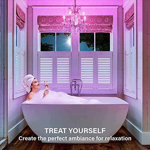 Image of Sengled Alexa Light Bulb, Candelabra Light Bulbs Color Changing, Candelabra LED Light Bulbs 450 LM 45W Equivalent RGBW, E12 LED Bulb, Smart Bulbs That Work with Alexa Only, No Hub Request, 2 Pack