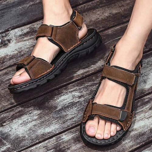 Hiking Sandals for Men with Adjustable Strap Arch Support Sports Fisherman Walking Sandals Breathable Beach Shoes Waterproof3