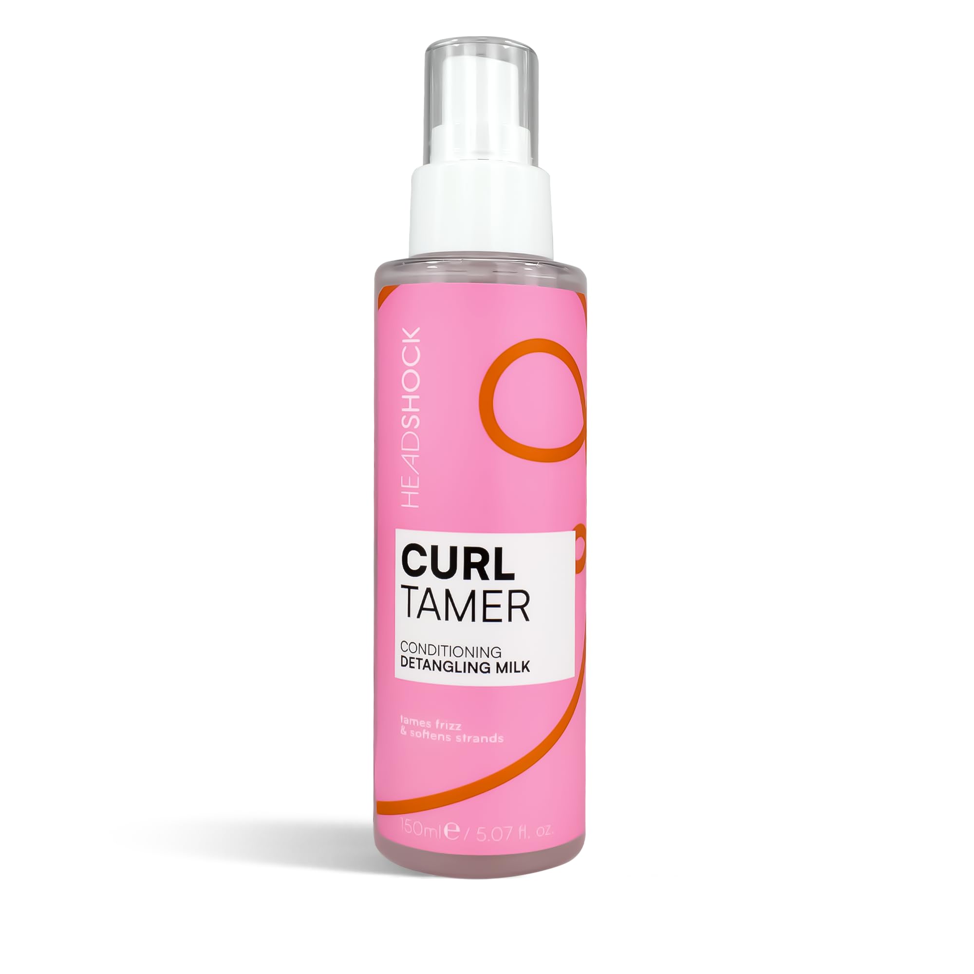 Headshock Curl Tamer Detangling Milk, White, 150 ml (Pack of 1)