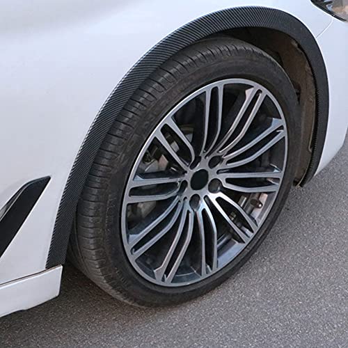 Bohisen Car Fender Flare Edge Trim 1.5M/4.9Ft Fender Flare Rubber Seal Strip Self-Adhesive Wheel Eyebrow Sticker Fender Flare Eyebrow Arch Trim Lips Strip Flare Protector For Car Truck Wheel(Carbon) #TOP1