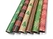Kraft Rustic Christmas Wrapping Paper Set - 6 Rolls - Multiple Patterns - 30" x 120" per Roll