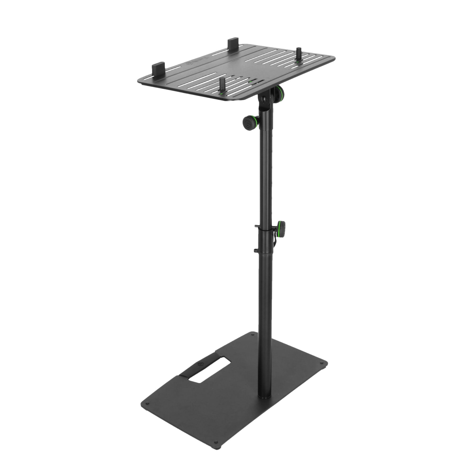 Gravity LTS T 02 B - Supporto universale per laptop con perni regolabili e base in acciaio, nero
