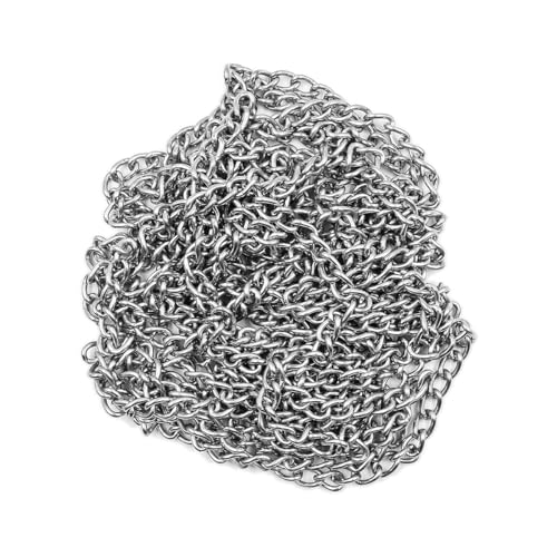 ZONADAH 4 Metres Length 304 Stainless Steel Chain, 2mm Diameter Heavy Duty Chain Links - Image 2