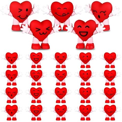 Halloscume Rubber Heart Figurines for Valentine's Day Cover