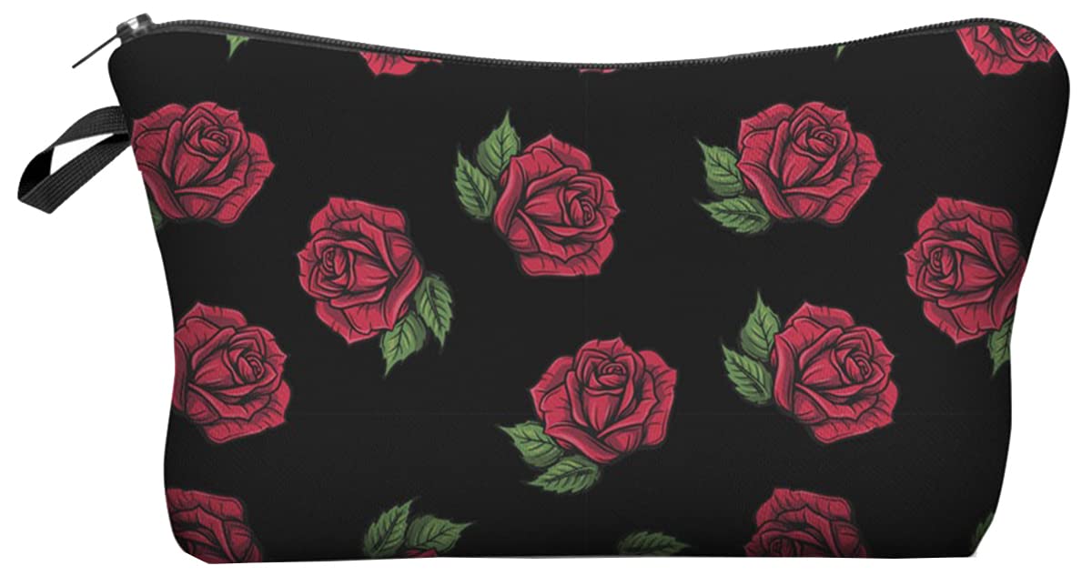 FAVORTALK Cosmetic Bags Portable Small Make Up Bags with Zipper Makeup Bags Water Resistant Travel Wash Bag Multifunctional Toiletry Pouch for Women Girls Ladies B1010 — view 18