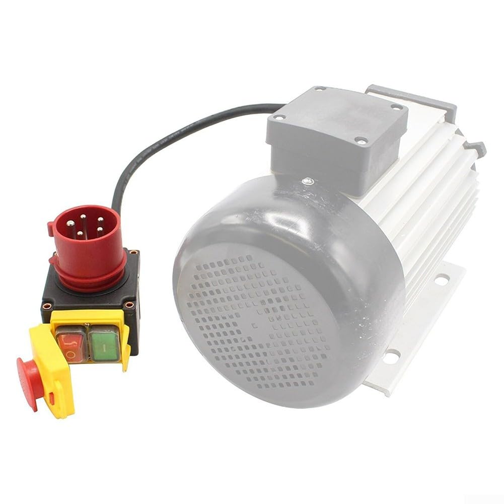 Interrupteur Magnétique Diggtor KOA7 – 250V 16A, Bouton-poussoir HCK3T, Pour Fendeuse à Bois – IP54
