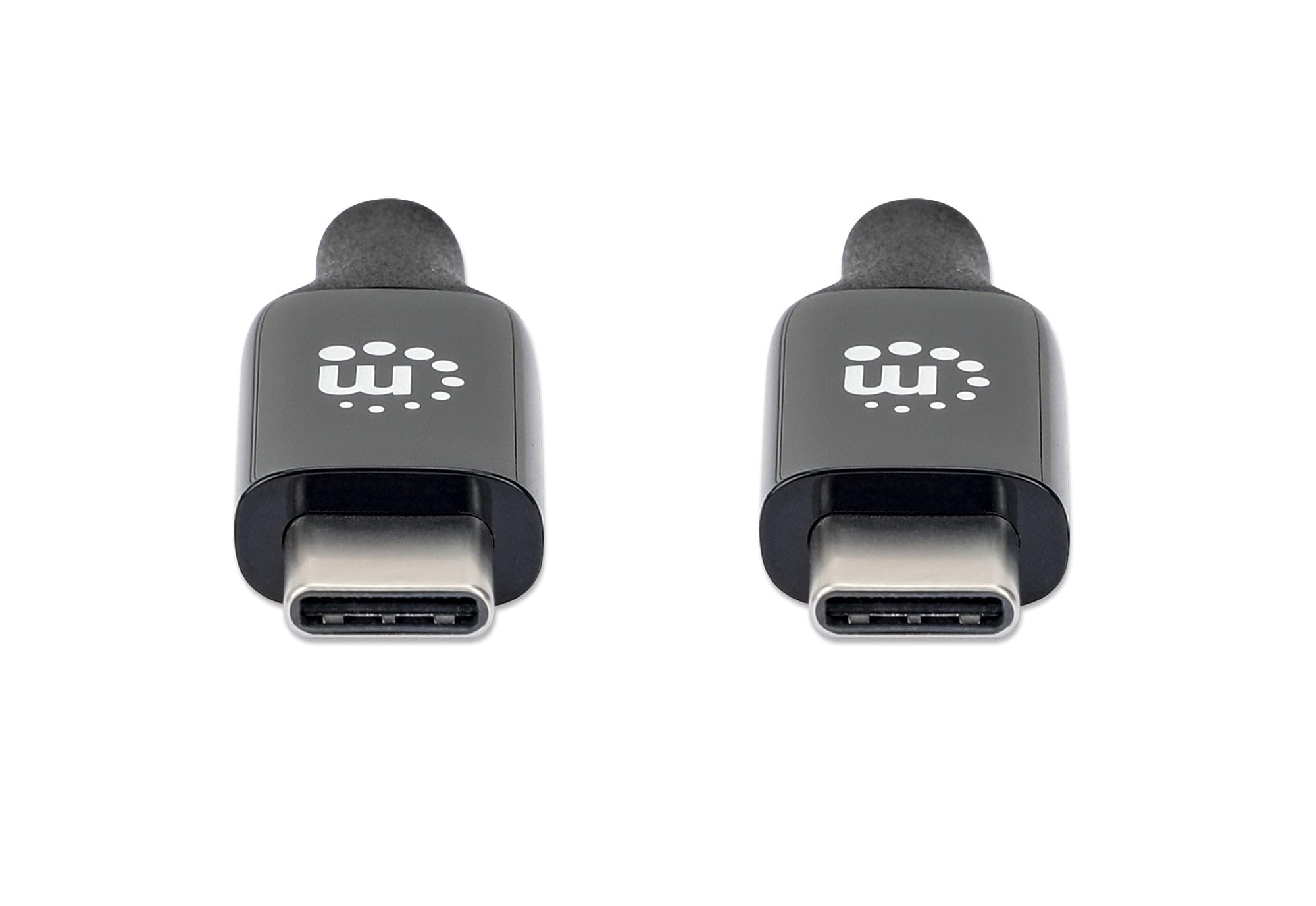 Manhattan Câble USB C mâle vers USB-C mâle 5 m SuperSpeed+ USB 10 Gbit/s 60 W/3 A Connecteurs plaqués or Idéal pour station d'accueil Noir