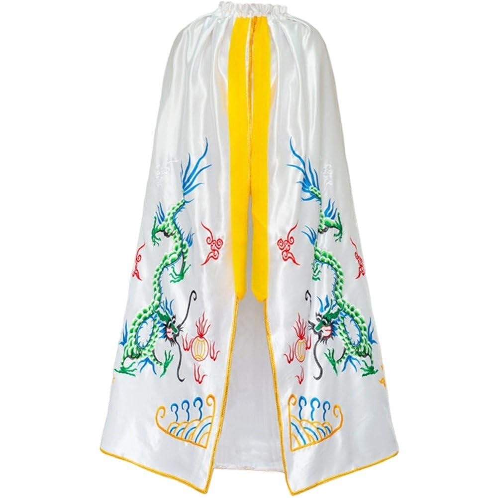 Cape brodée de dragons chinois Hrippy au design traditionnel asiatique