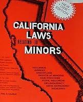 California Laws Relating to Minors 1933408049 Book Cover