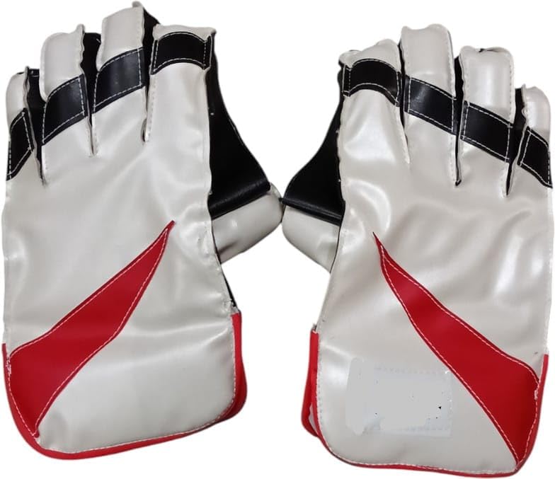 College Tennis Ball Wicket Keeping Gloves for Mens & Youth (Multi Colour) | Wicketkeeper Gloves, Padded Finger Protection, Cricket Sport, Pair of Gloves, Durable Build-image-28