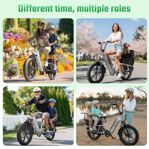 TST Electric Bike for Adults, 1500W Peak Motor Ebike with