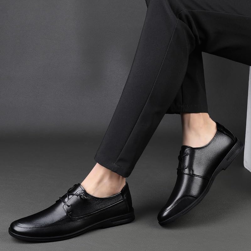 Men's Comfort Orthopedic Dress Shoes Man Dress Shoes Genuine Leather Lace-up Luxury Men Casual Shoes Italian Business Office Footwear Men Shoes3