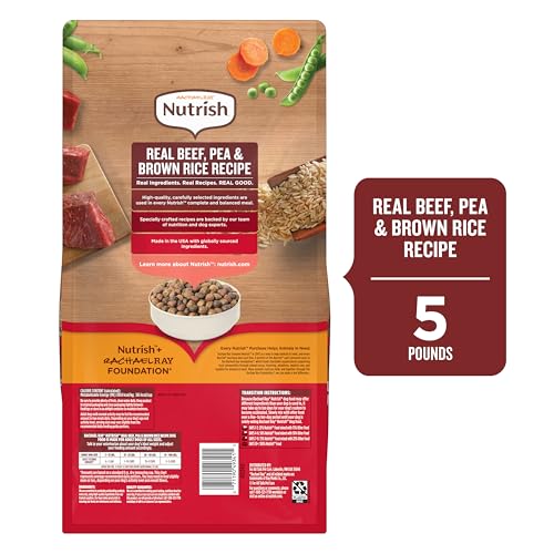 Nutrish Dry Dog Food, Beef, Pea & Brown Rice, 5 lb. Bag (Rachael Ray) - image 3