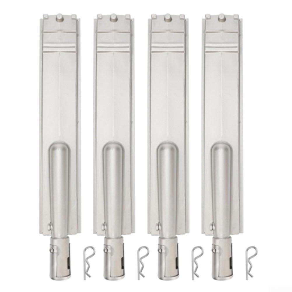 Tubo per barbecue in acciaio inox, 40,6 cm, resistente, 4 pezzi