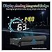 M12 GPS HUD Car OBD2 Head Up Display GPS With Lens Hood HUD Projector Electronic Voltage Alarm System For Car Windshield
