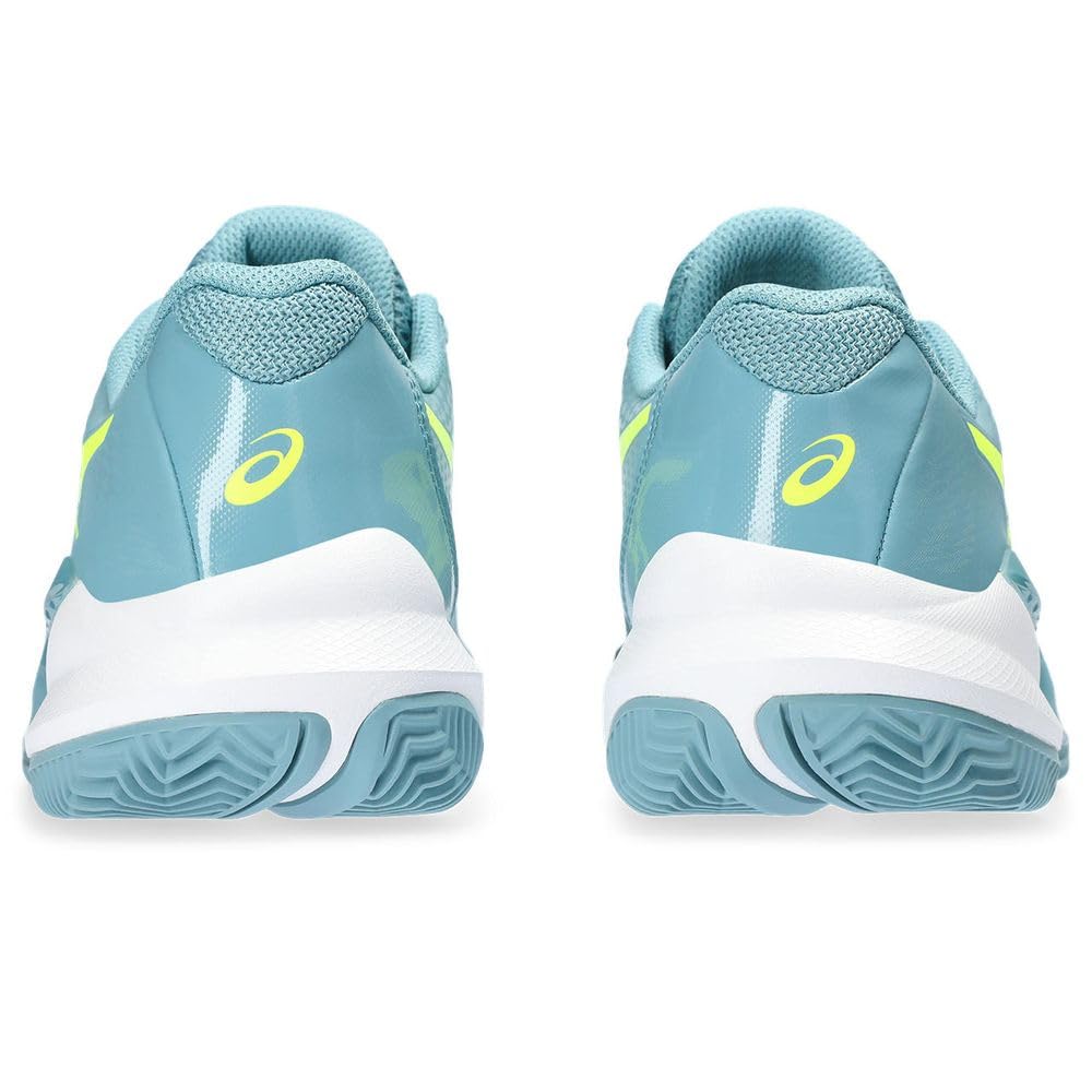 ASICS Challenger 14 Clay Donna Donna Chaussures de Tennis Bleu Jaune