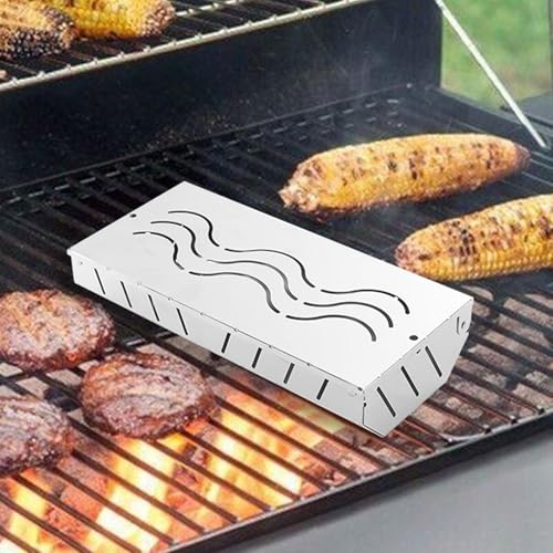 Fumoir en acier inoxydable durable avec accessoires de barbecue de précision