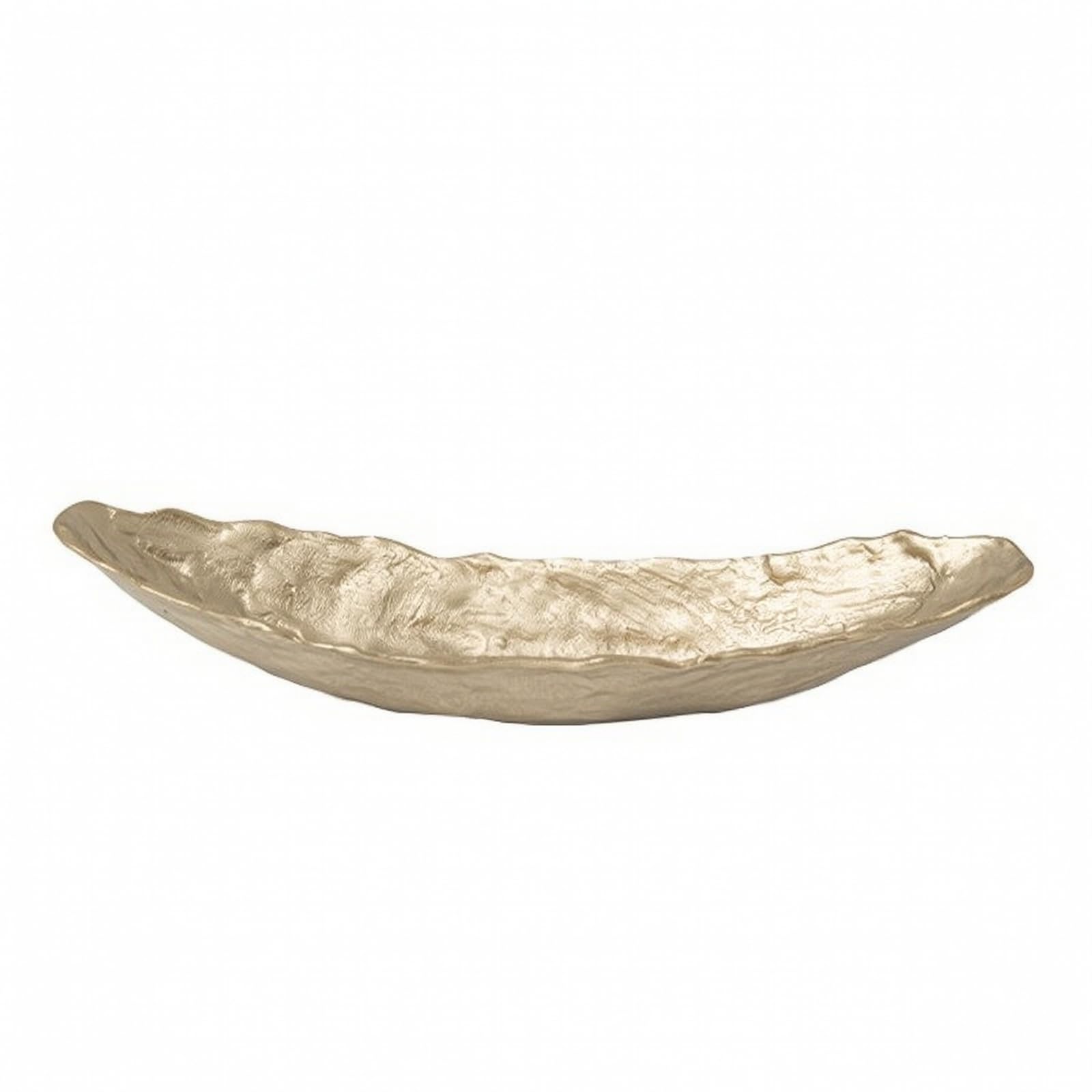 MagiDeal Banja en Forma Hoja Brillante Brillante, Banja con perficie Texturizada, para Comedor, Consola, Estantería, S