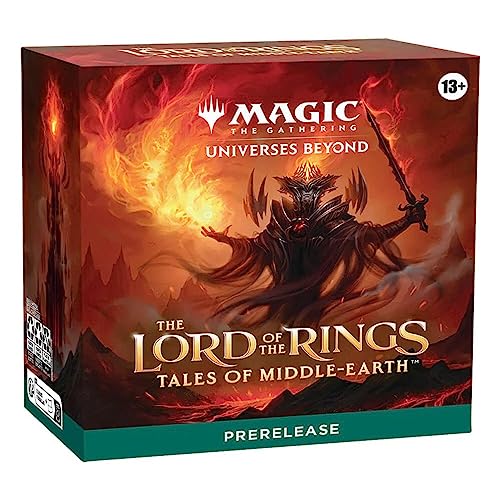 Image of Magic The Gathering Lord of The Rings Tales of Middle-Earth Prerelease Kit - 6 Packs, Dice, Promos