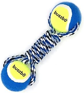 BUSZBO Durable Tennis Dumble Dog Toy | Chew, Tug & Fetch Toy for Small, Medium & Large Dogs | Interactive Pet Play Toy | S... Price In India