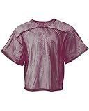 A4 Drop Ship Youth Football All Porthole Practice Jersey, Medium, Maroon
