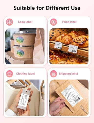 Phomemo Bluetooth Thermal Label Printer, 241BT 4X6 Wireless Shipping Label Printer for Sma - image 5