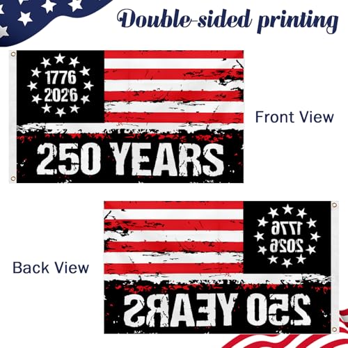 Image of 3x5 FT American Flag - Double-sided printing USA Flag with Bold Quote inchWe'll Put a Boot in Your As s It's the American Way inch,Made of Polyester,Vibrant Colors, Brass Grommets for Outdoor & Indoor Display (250TH-1)